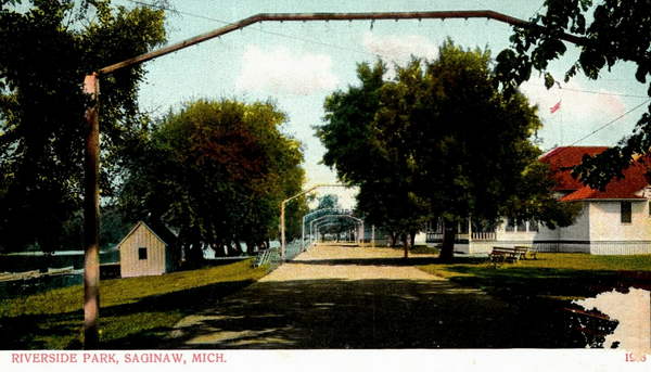 Riverside Park - Old Post Card View